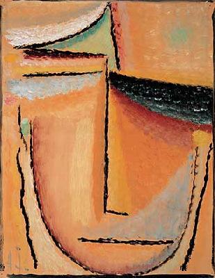 Alexej von Jawlensky Abstract Head oil painting picture